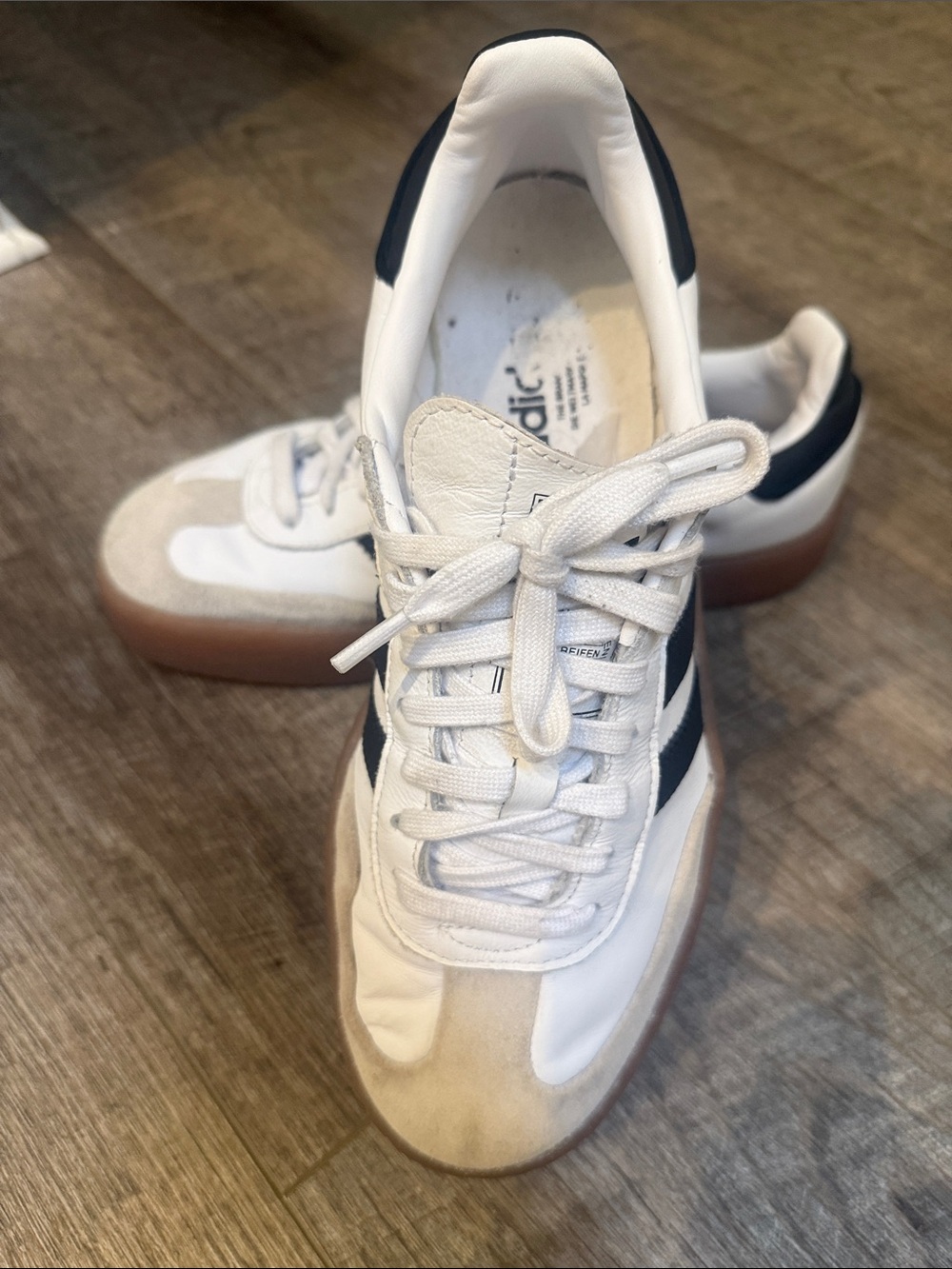 Adidas Samba White Sneakers Men’s Size 9.5